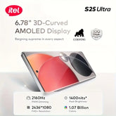 ITEL S25 Ultra Dual SIM Bromo Black 8+8GB RAM 256GB 4G